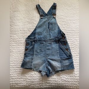 Blank NYC Blue Denim Overalls